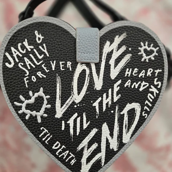 Heart-Shaped Nightmare Before Christmas Crossbody Bag - Picture 5 of 7